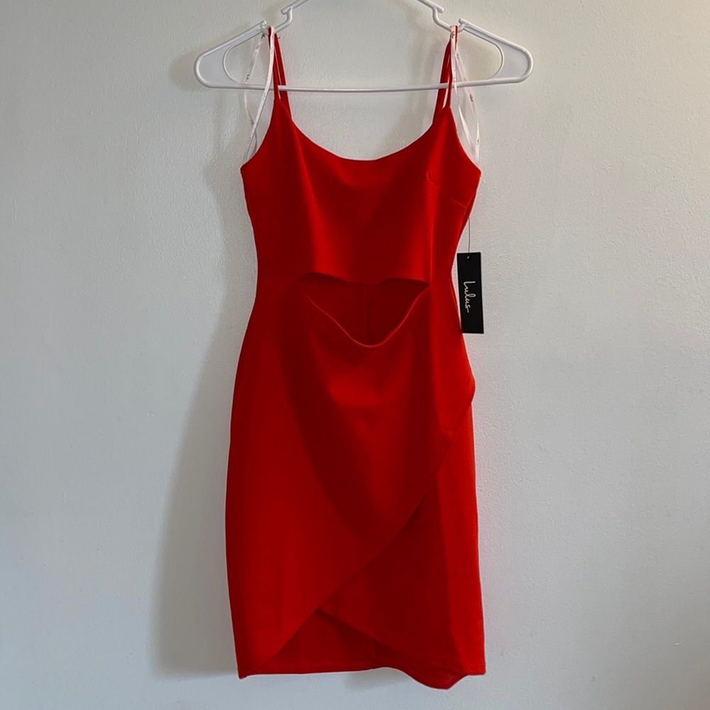 Lulu’s NWT Red Cutout Mini Dress